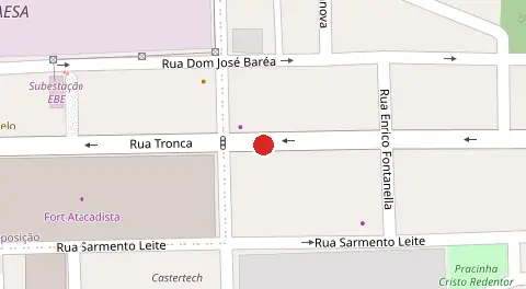 Mapa da localização