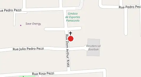 Mapa da localização