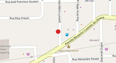 Mapa da localização