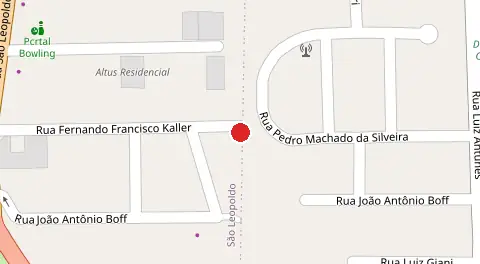 Mapa da localização