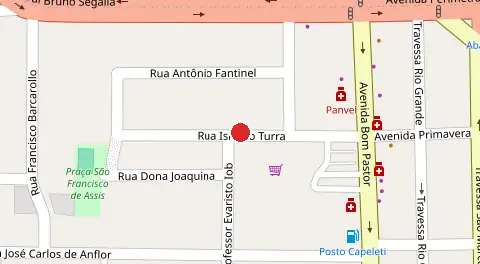 Mapa da localização
