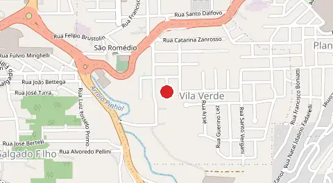 Mapa de Loteamento Vila Verde