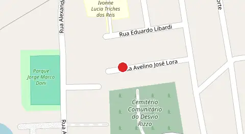 Mapa da localização