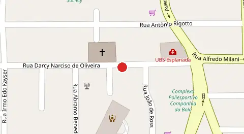 Mapa da localização