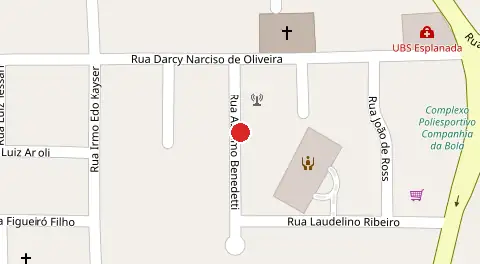 Mapa da localização