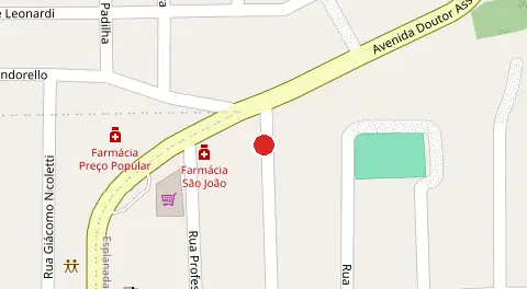 Mapa da localização