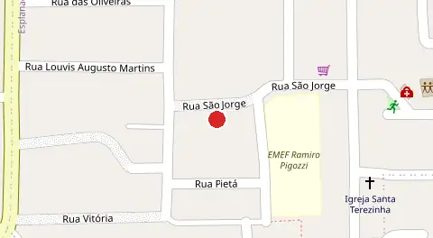 Mapa da localização