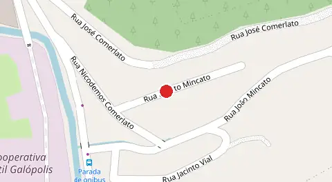 Mapa da localização