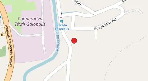 Mapa da localização