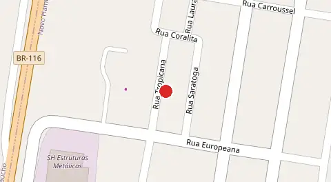 Mapa da localização