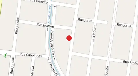 Mapa da localização