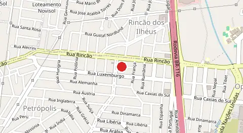 Mapa de Rincao