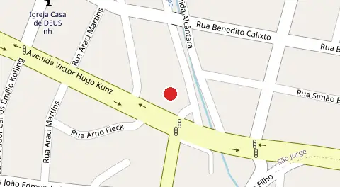 Mapa da localização