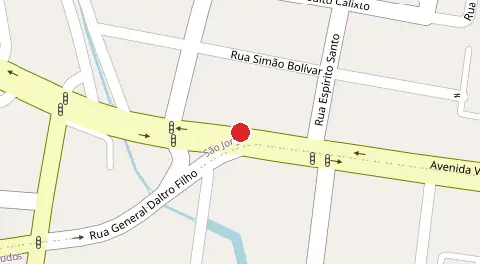 Mapa da localização