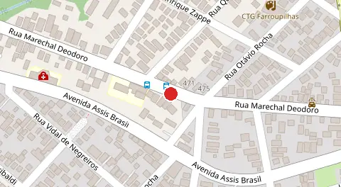 Mapa da localização