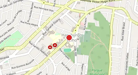 Mapa de Hamburgo Velho