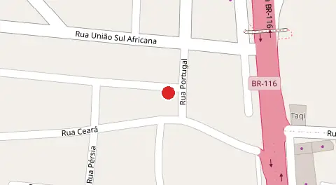 Mapa da localização