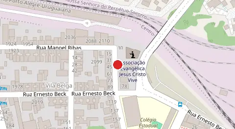 Mapa da localização