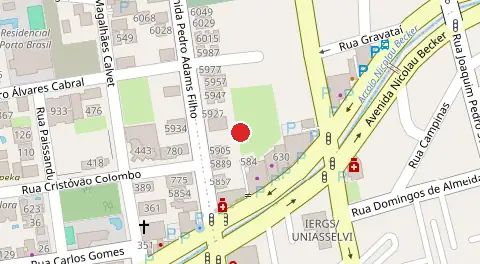 Mapa da localização
