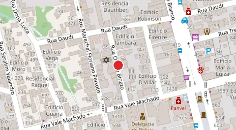 Mapa da localização