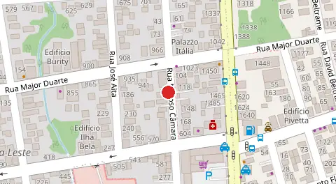 Mapa da localização