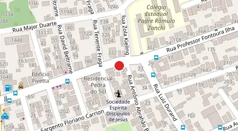 Mapa da localização