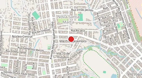 Mapa de Nova Santa Marta