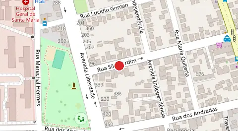 Mapa da localização