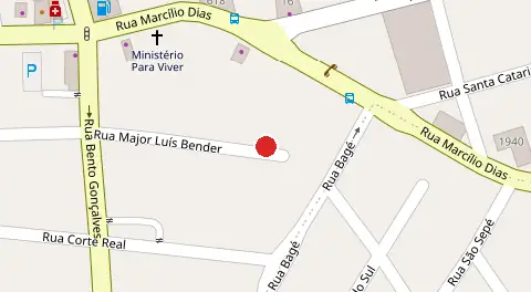 Mapa da localização
