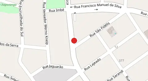Mapa da localização