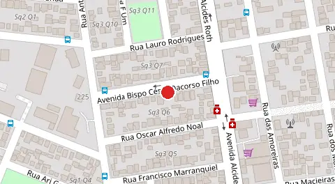 Mapa da localização