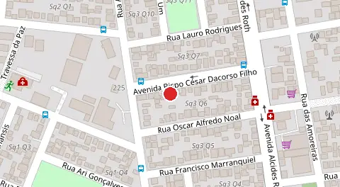 Mapa da localização