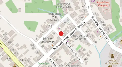 Mapa da localização