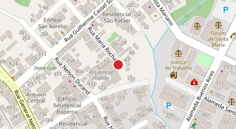 Mapa da localização