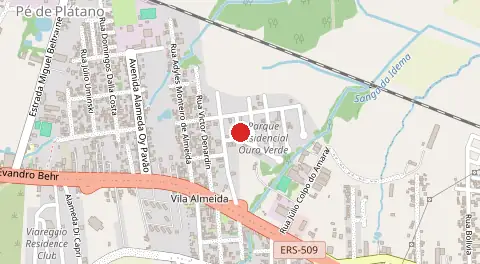 Mapa de Parque Residencial Ouro Verde