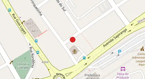 Mapa da localização
