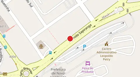 Mapa da localização