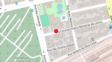 Mapa da localização