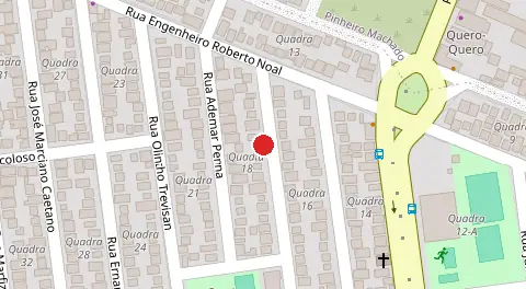 Mapa da localização