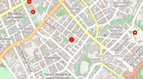 Mapa de Nossa Senhora de Lourdes