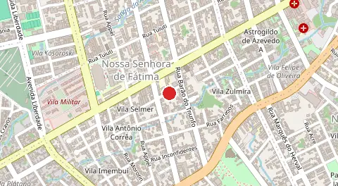 Mapa de Nossa Senhora de Fatima