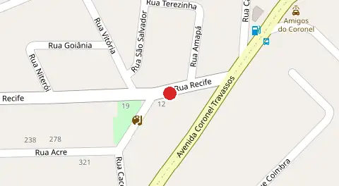 Mapa da localização