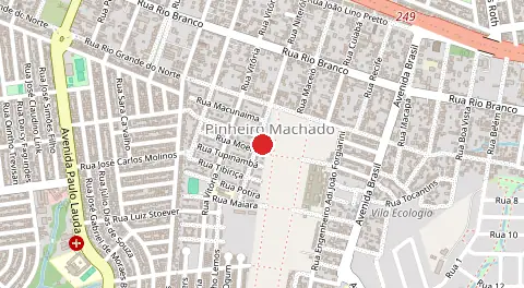 Mapa de Pinheiro Machado