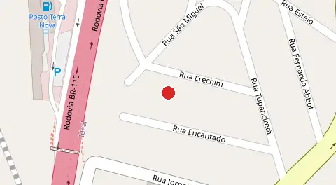 Mapa da localização