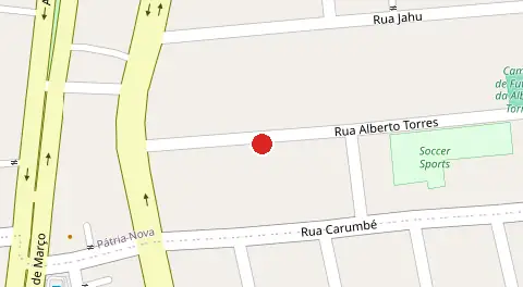 Mapa da localização