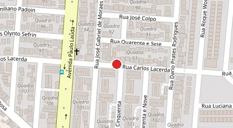 Mapa da localização