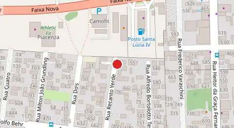 Mapa da localização
