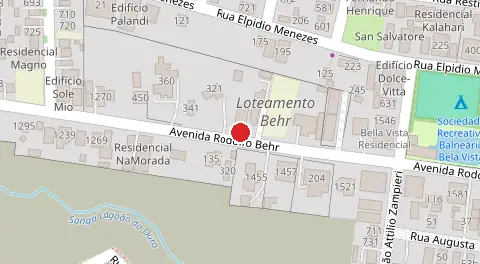 Mapa da localização