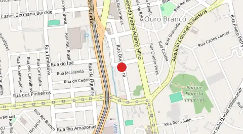 Mapa de Ouro Branco