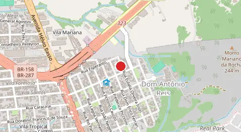 Mapa de Dom Antônio Reis